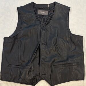 Wilsons Leather Men's Black Vest